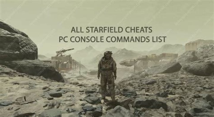 All Starfield cheats and console commands