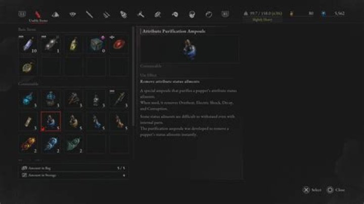 All status effects in Lies of P and how to cure them