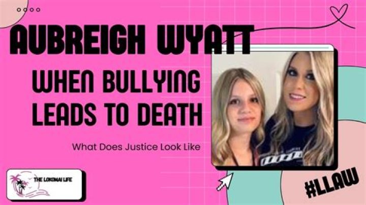 Aubrey Wyatt: Bully Arrested - A Shocking Turn Of Events