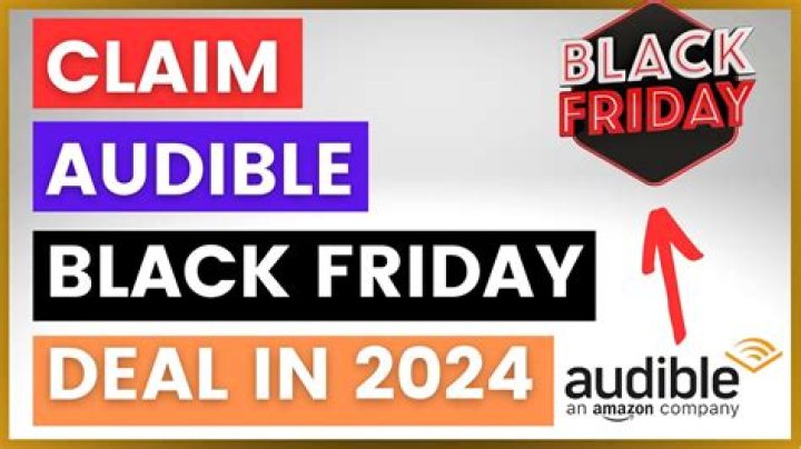 Audible Black Friday Deal: 40% off Your First Four Months