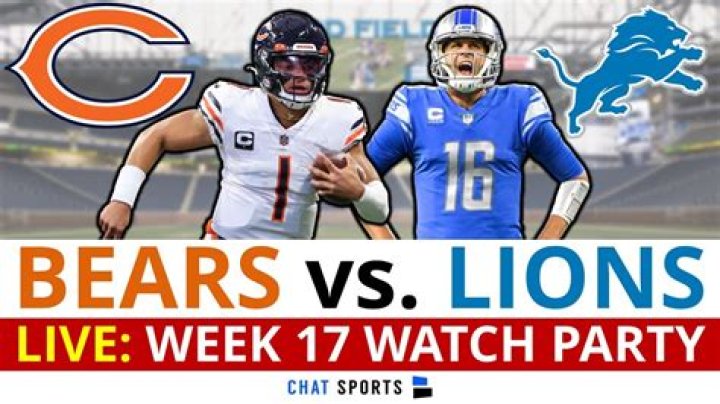 Bears vs. Lions live stream: watch the NFL for free
