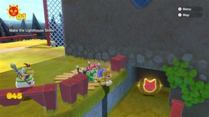 Bowser's Fury: Where to Find Every Cat Shine in Scamper Shores