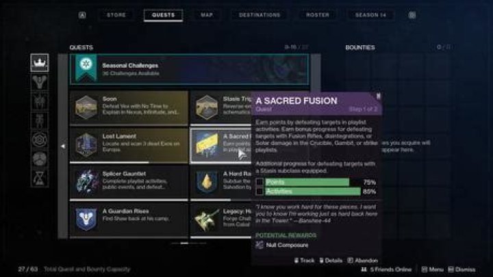 Destiny 2: How to Unlock the Null Composure Ritual Weapon