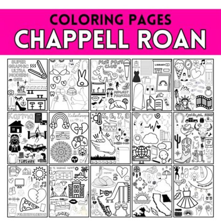 Discovering The Joy Of Chappell Roan Coloring Pages