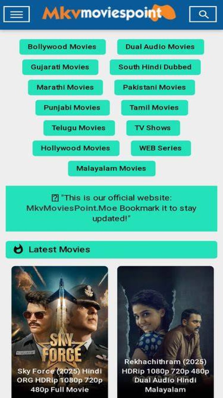 Exploring The World Of Movies With MKV Movies Point