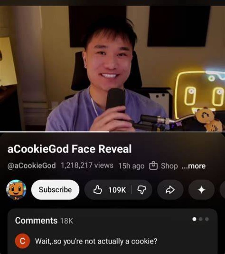 Has Acookiegod Done A Face Reveal? Here's How He Really Looks Like