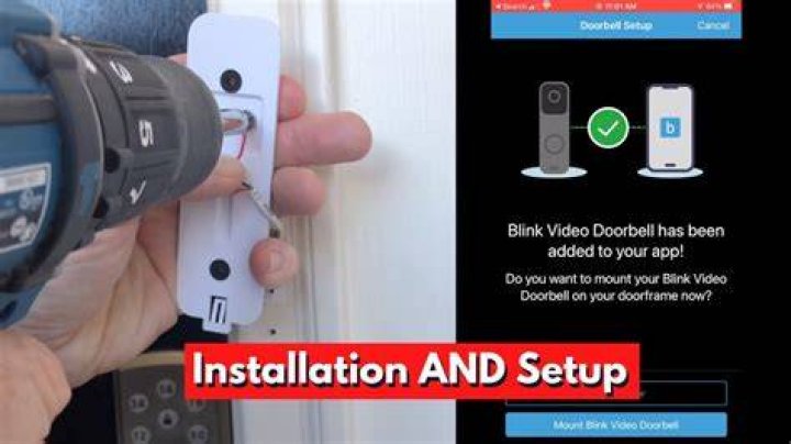 How to set up a Blink doorbell