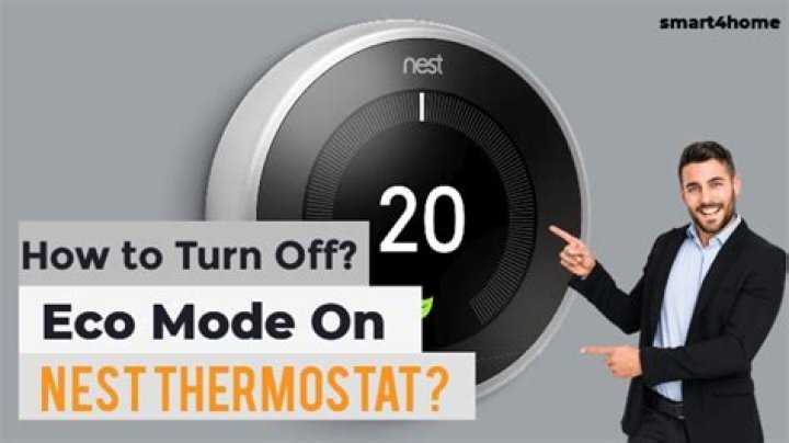 How to turn off Eco Mode on the Nest Thermostat