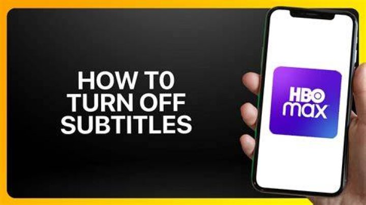 How to Turn Off Subtitles in HBO Max