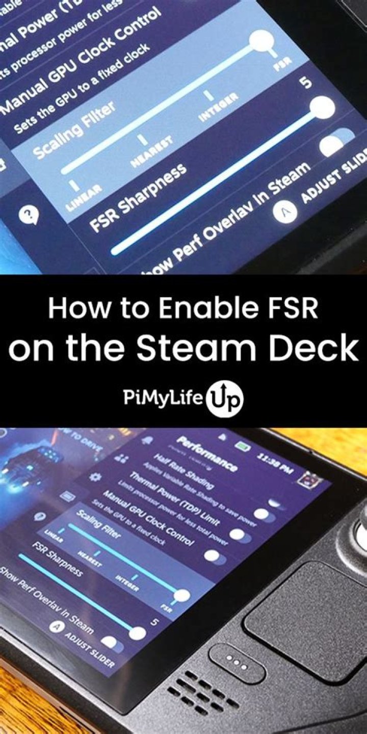 How to turn on FSR on the Steam Deck