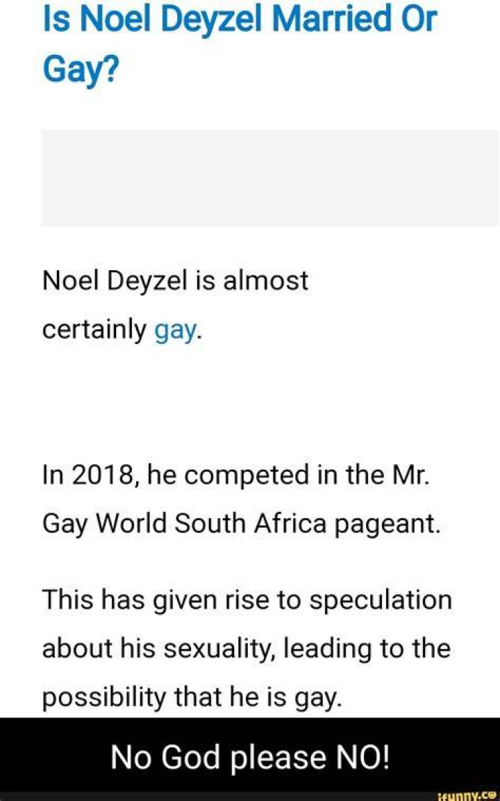 Is Noel Deyzel Gay? Sexuality And Partner Explored