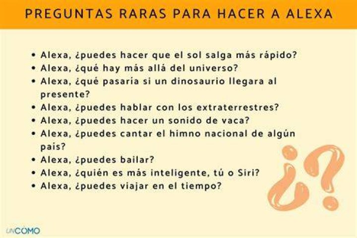 Las mejores preguntas raras (y divertidas) para Alexa