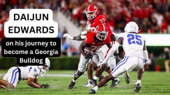 Meet Georgia Bulldogs Running Back Daijun Edwards: His Details Explored