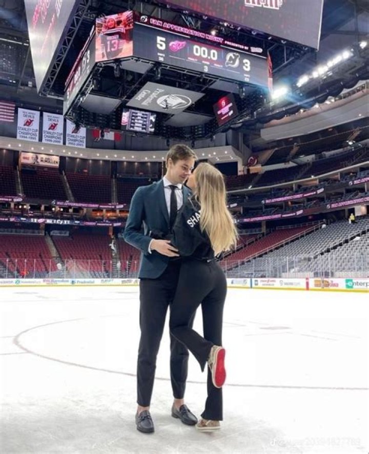 Russian NHL Player Andrei Svechnikov Is Dating His Model Girlfriend Julia Hamilton And Are Still Together