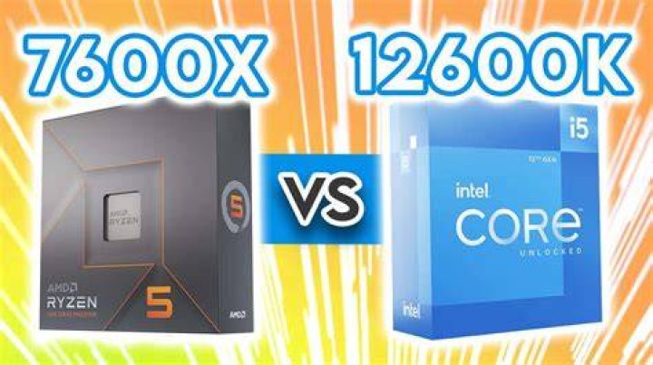 Ryzen 5 7600X vs. Intel Core i5-12600K